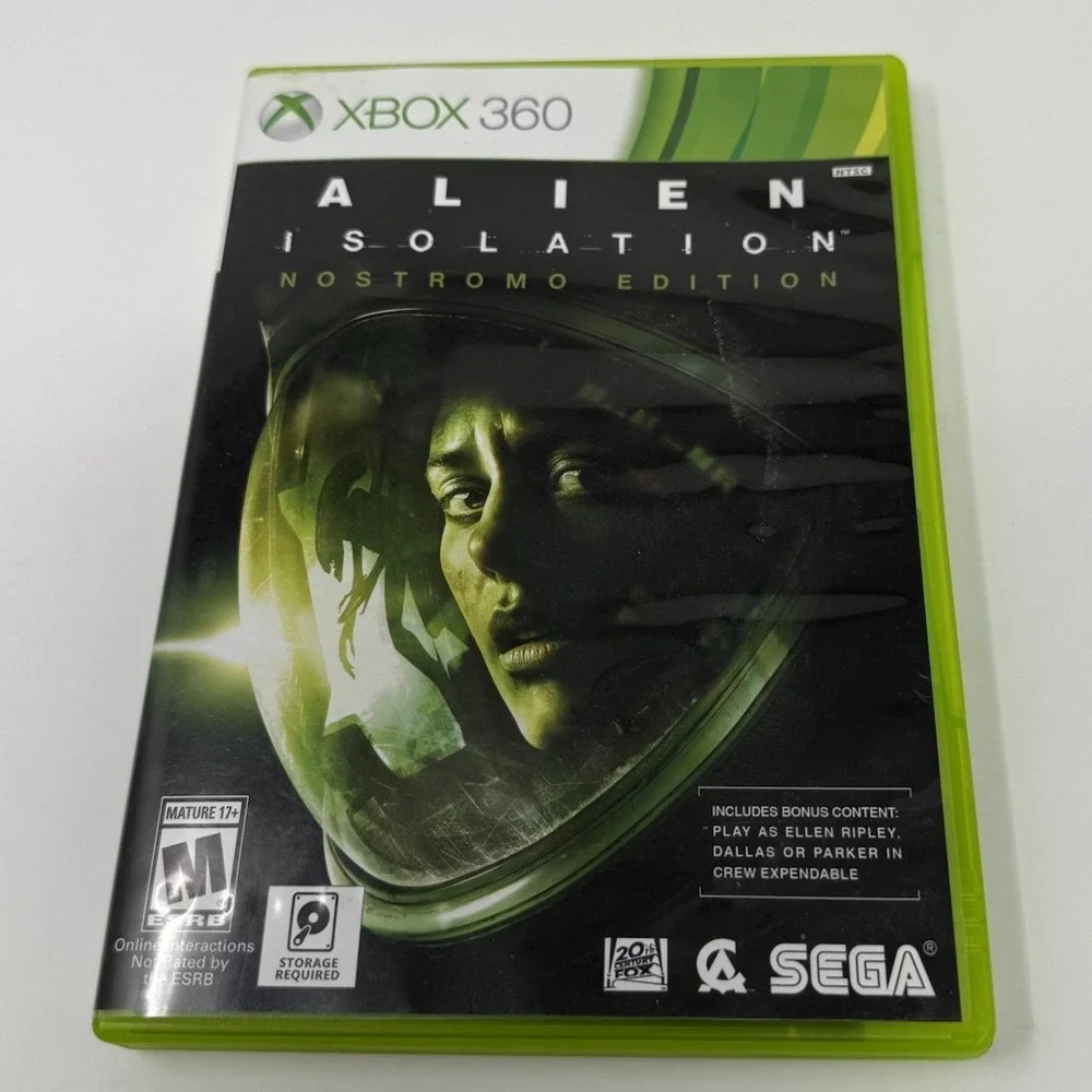 Alien: Isolation Nostromo Edition Microsoft Xbox 360 2014 Tested Working